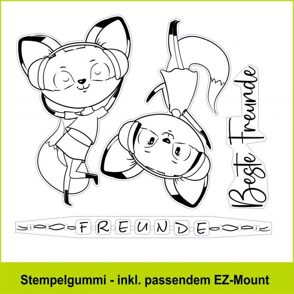 Fuchs-Mädchen - Stempelgummi